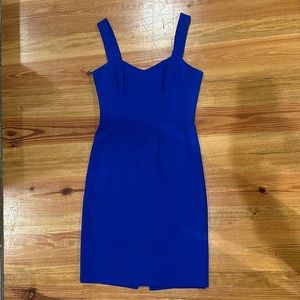 Dress the Population gorgeous blue dress.